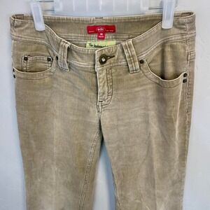 AMAZING vintage 90s low rise bootcut tan corduroy pants SZ 6